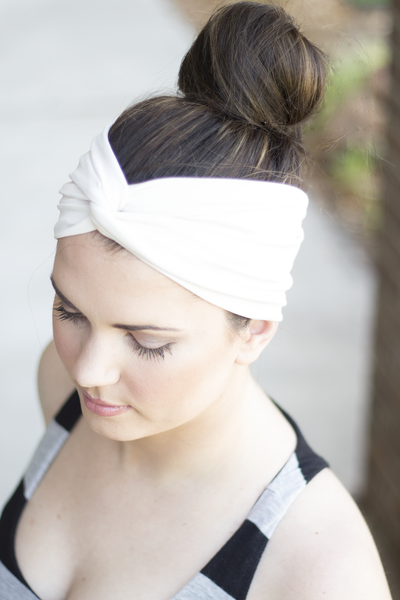Turban Headband - Ivory