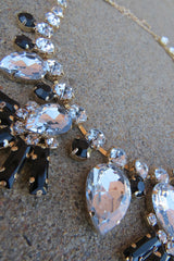 Sparkle Statement Necklace - Black