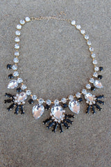 Sparkle Statement Necklace - Black