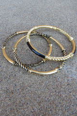 metal bangle set