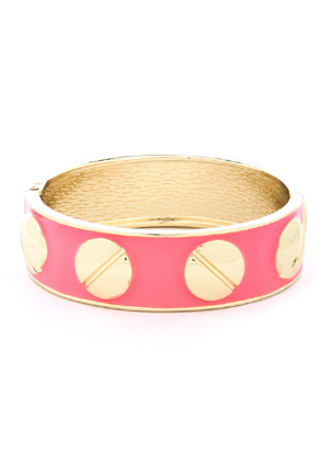 Neon Pink Flathead Bangle