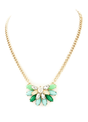 flower statement necklace
