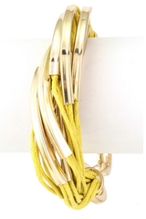Knot Over You Bracelet - Yellow