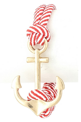 red anchor bracelet