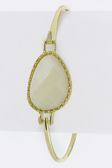 Charm Bangle - Ivory