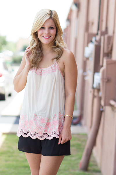 Sweetly Scalloped Top