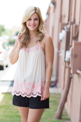 scalloped top