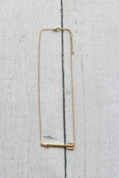 Gold Arrow Necklace