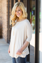 neutral color piko top