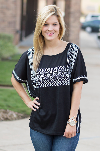 Boho Ladder Back Top