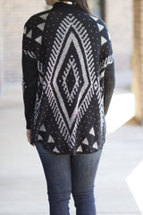 diamond back sweater back view