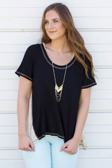 Black and Tan Tee