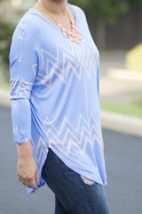 chevron tunic to wear with leggings