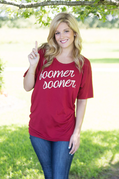 Gameday Boyfriend Tee - Oklahoma