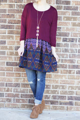 tunic to wear with booties and jeans