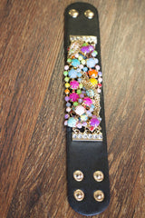 Black Cluster Bracelet