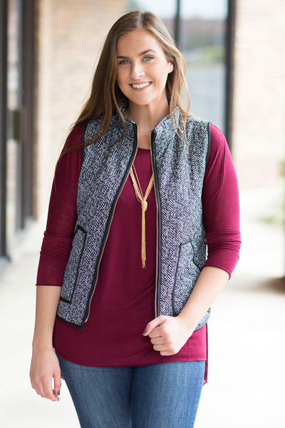 Herringbone Vest
