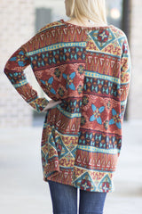 patterned tunic to wear with leggings