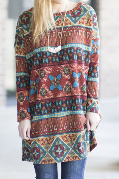 Fleece Tribal Tunic