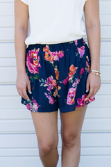 floral shorts