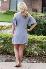 open sleeve dress
