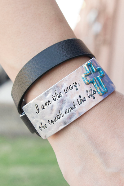 I Am The Way Bracelet - Black