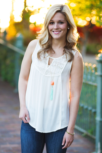 Simply Boho Ivory Tank