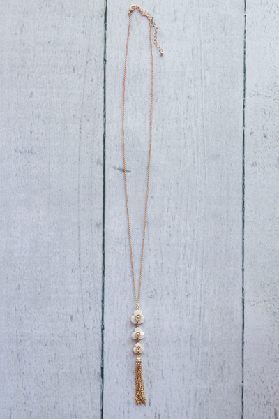 Stacked Flower Necklace