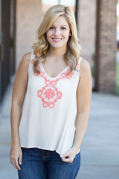 In The Details Tank - Ivory
