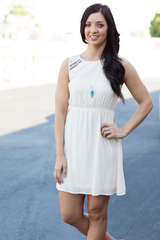 embroidered lace dress