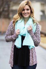 Lightweight leopard cardigan