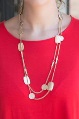 gold two way necklace