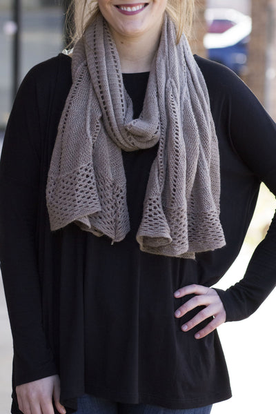 Two Way Scarf - Mocha