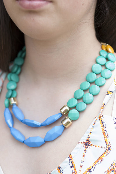 Multicolor Bead Necklace