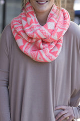 neon aztec scarf