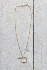 Oklahoma state necklace