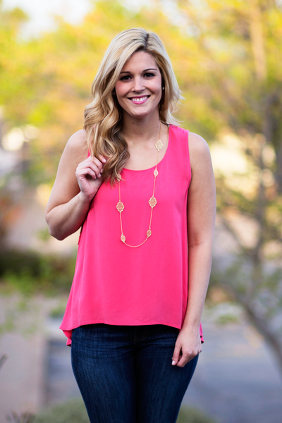 Sunny Day Lace Tank