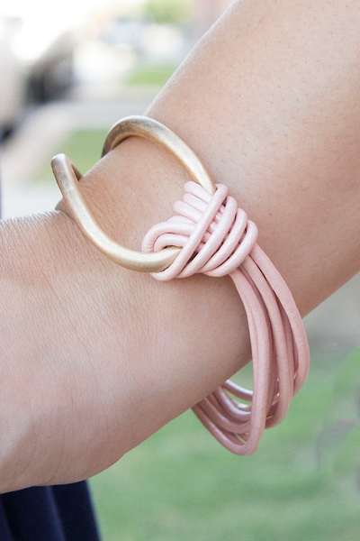 Pink Knot Bracelet