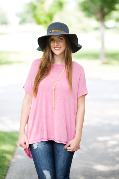 The Basic Tee - Rose