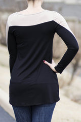 top long enough to wear with leggings!