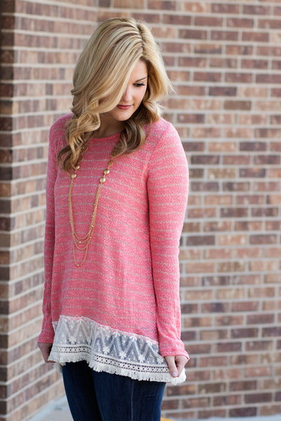 Dainty Lace Sweater