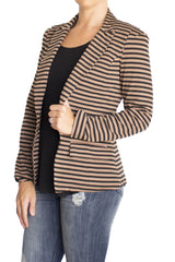 striped blazer